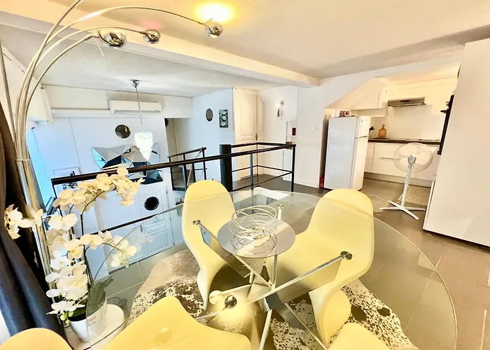 아파트 Grand Duplex - Chic & Confort - Vieux-port 2min A Pied - Climatisation - Wifi Gratuit