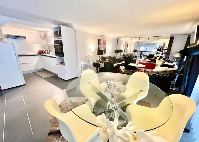 Grand Duplex - Chic & Confort - Vieux-port 2min A Pied - Climatisation - Wifi Gratuit 라로셸